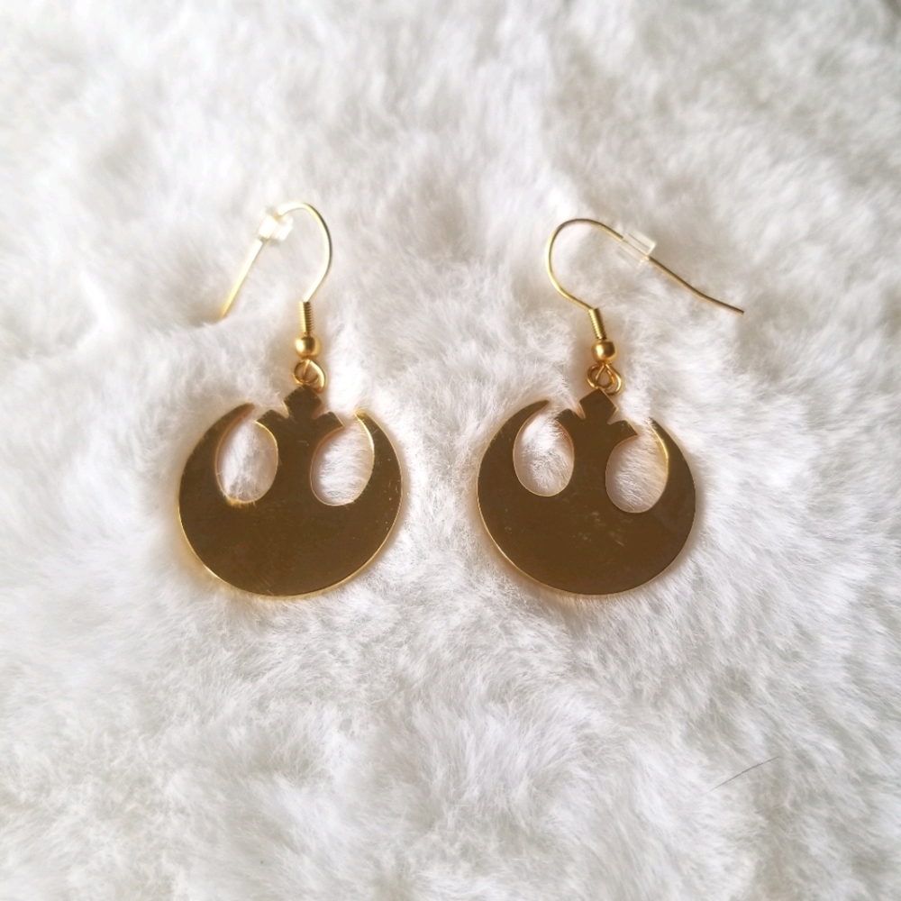 Gold-plated Rebel Alliance Earrings